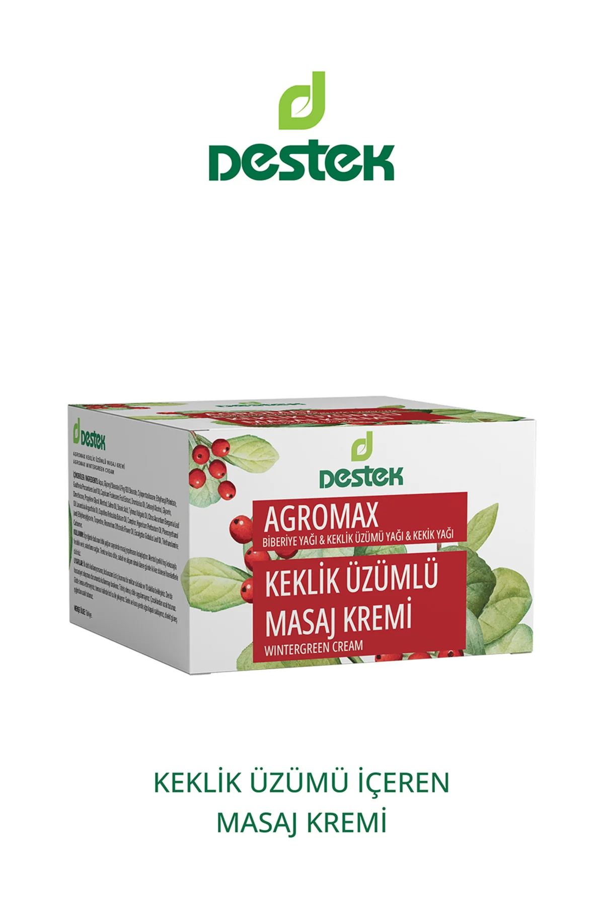 Agromax Keklik Üzümlü Masaj Kremi 140 gr