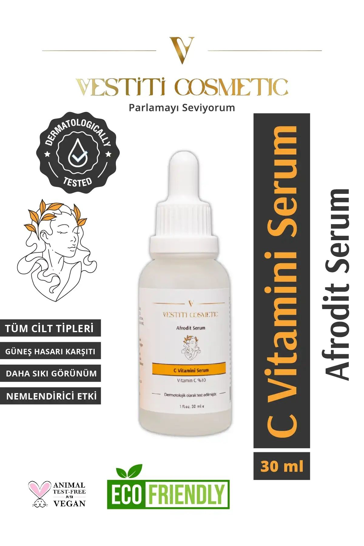 AHA BHA Tonik - Hyaluronic Acid Serum - C Vitamini Serum 3’lü Set