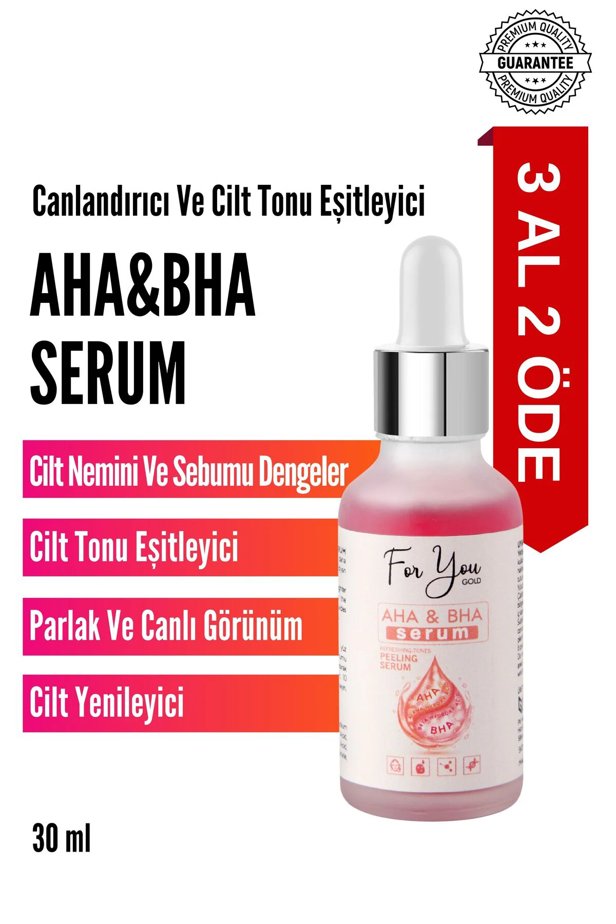 Aha&bha Cilt Tonu Eşitleyici Ve Canlandırıcı Cilt Bakım Kırmızı P