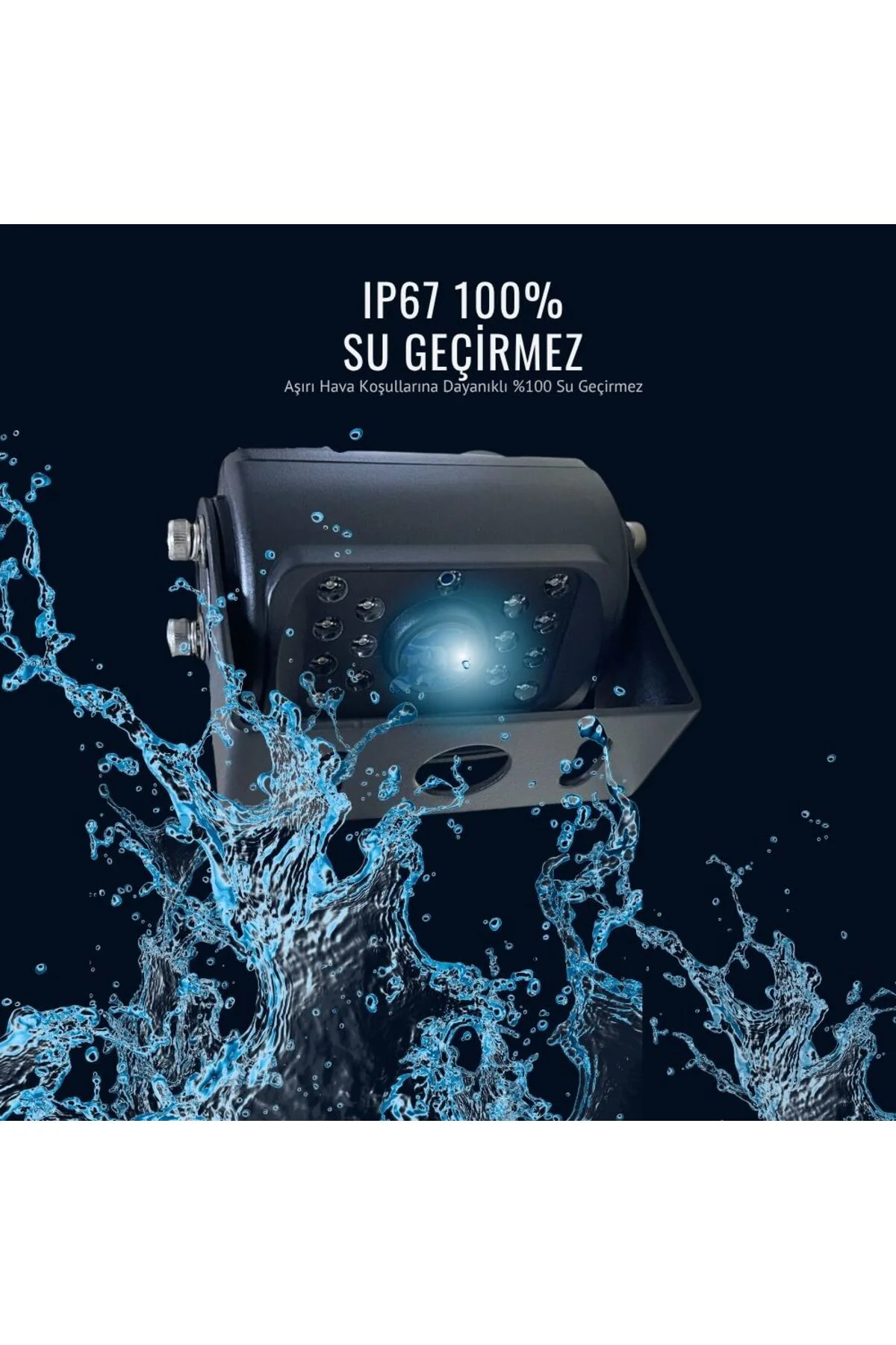 AHD 1080P ve 720P Metal 18 IR Ledli Gece Görüşlü Araç Kamerası