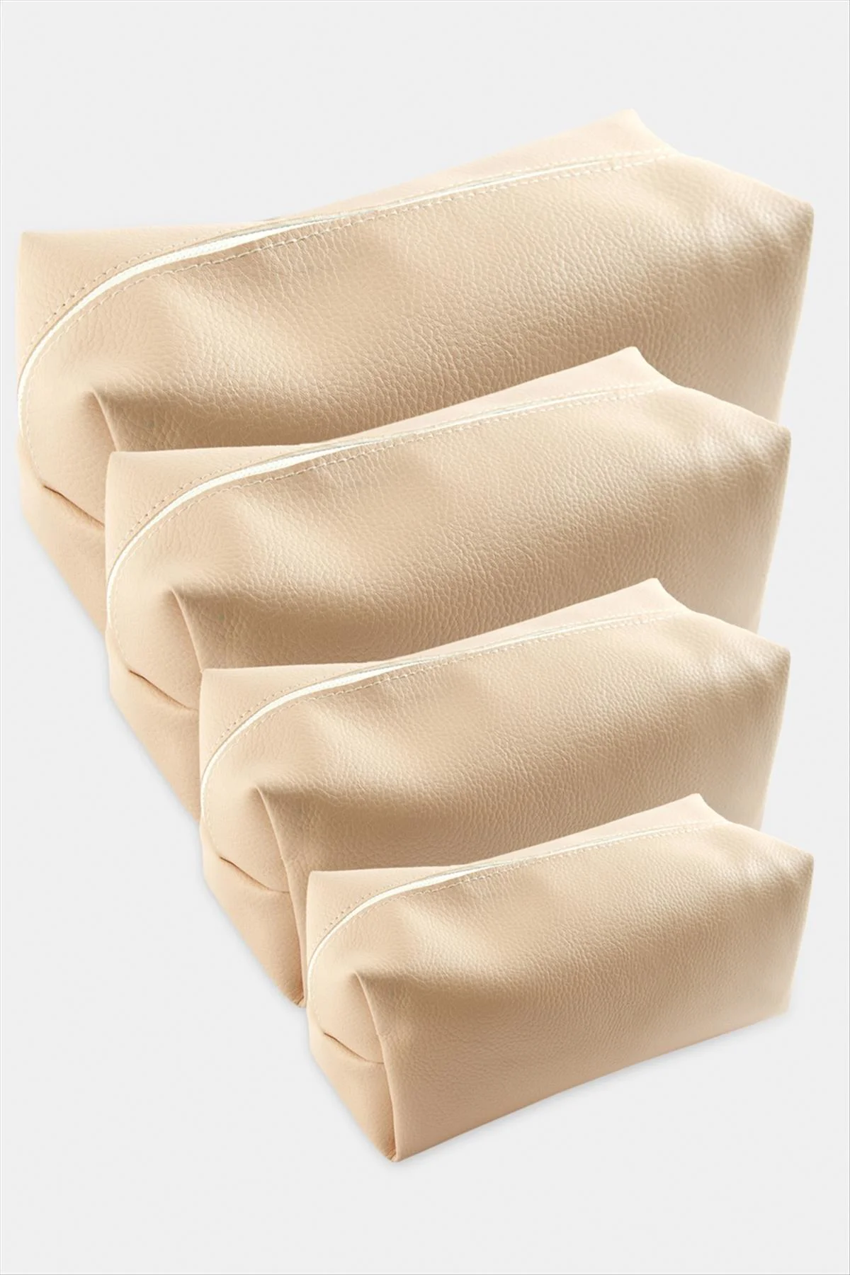 AhEs Shopping 4 Adet El Tutmalı Makyaj Çantası