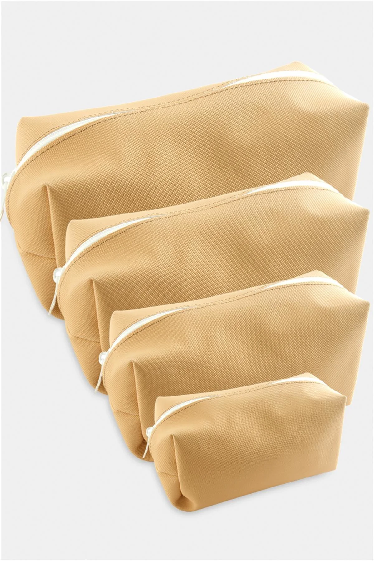 AhEs Shopping 4 Adet El Tutmalı Makyaj Çantası