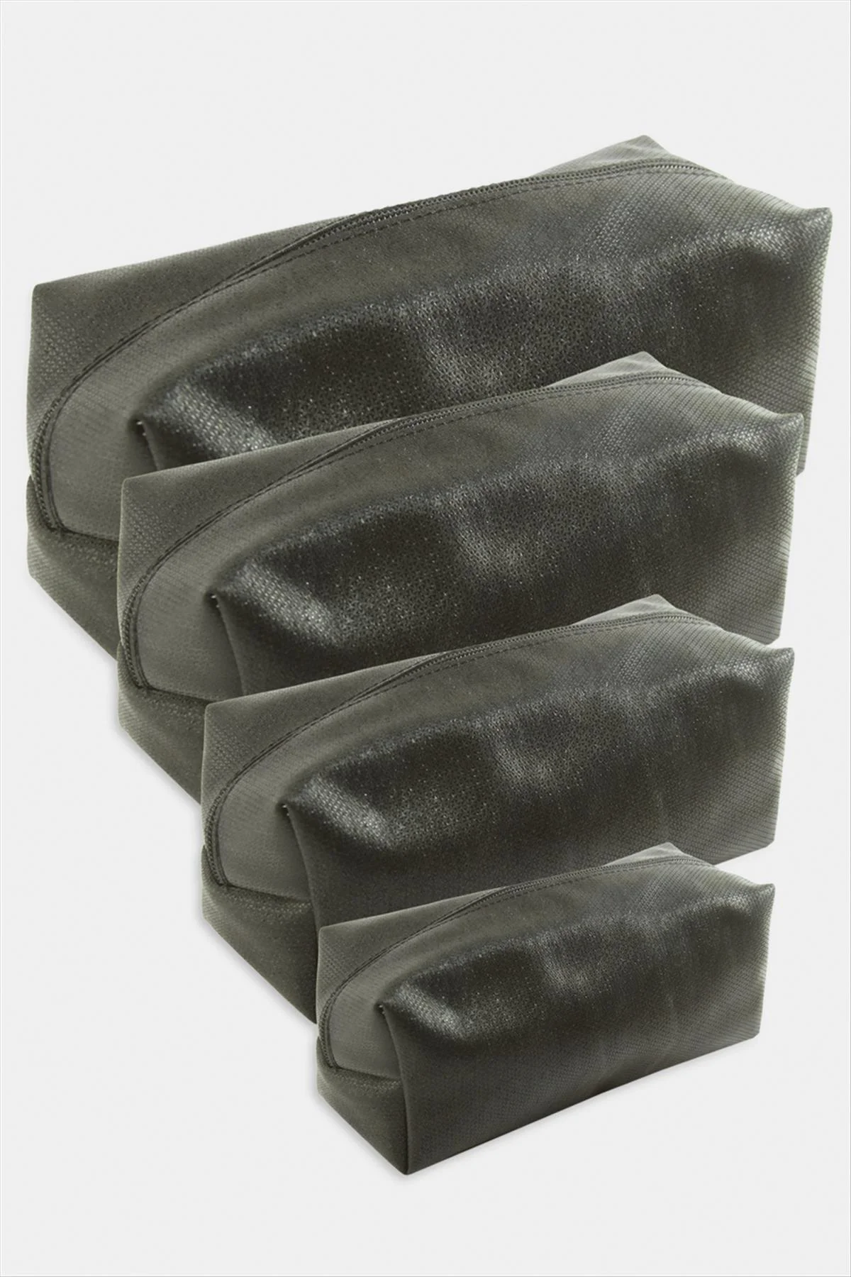 AhEs Shopping 4 Adet El Tutmalı Makyaj Çantası