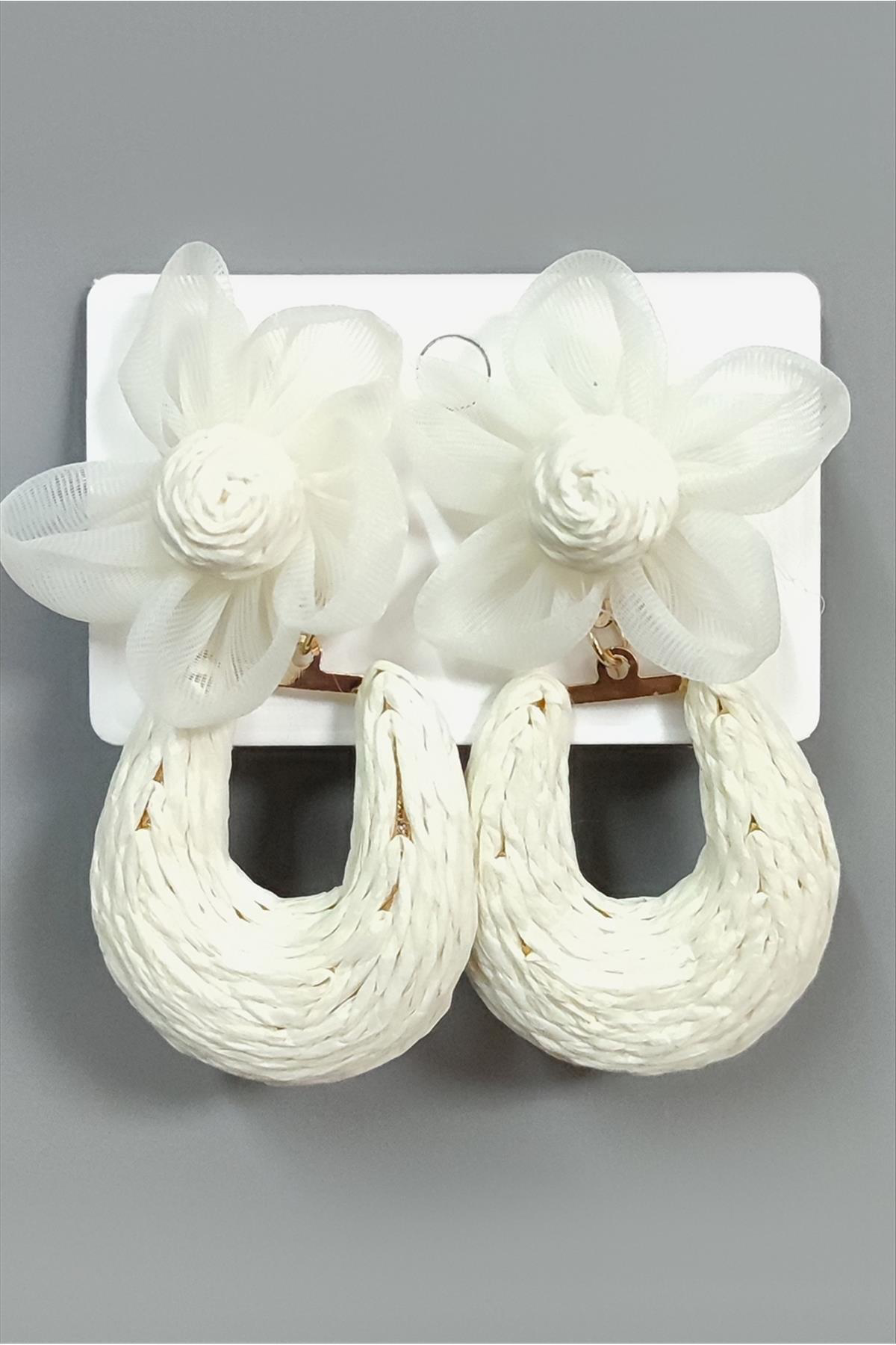 AhEs Shopping Çiçek Zr Model Küpe