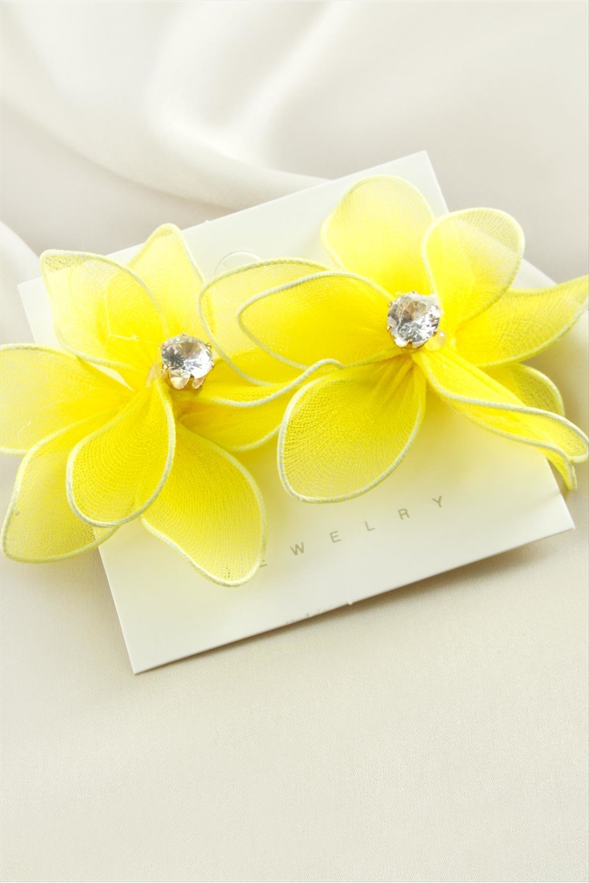 AhEs Shopping Çiçek Zr Model Küpe