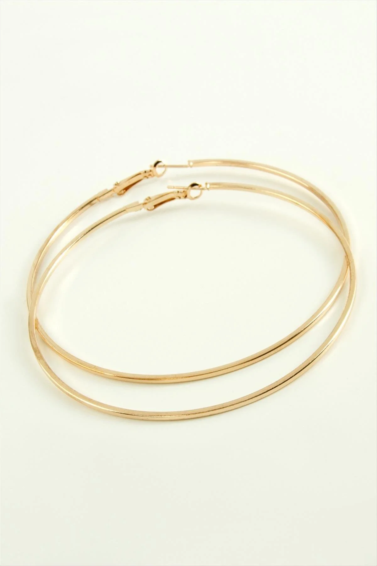 AhEs Shopping Ezme Metal Halka Küpe 8-9-10 cm