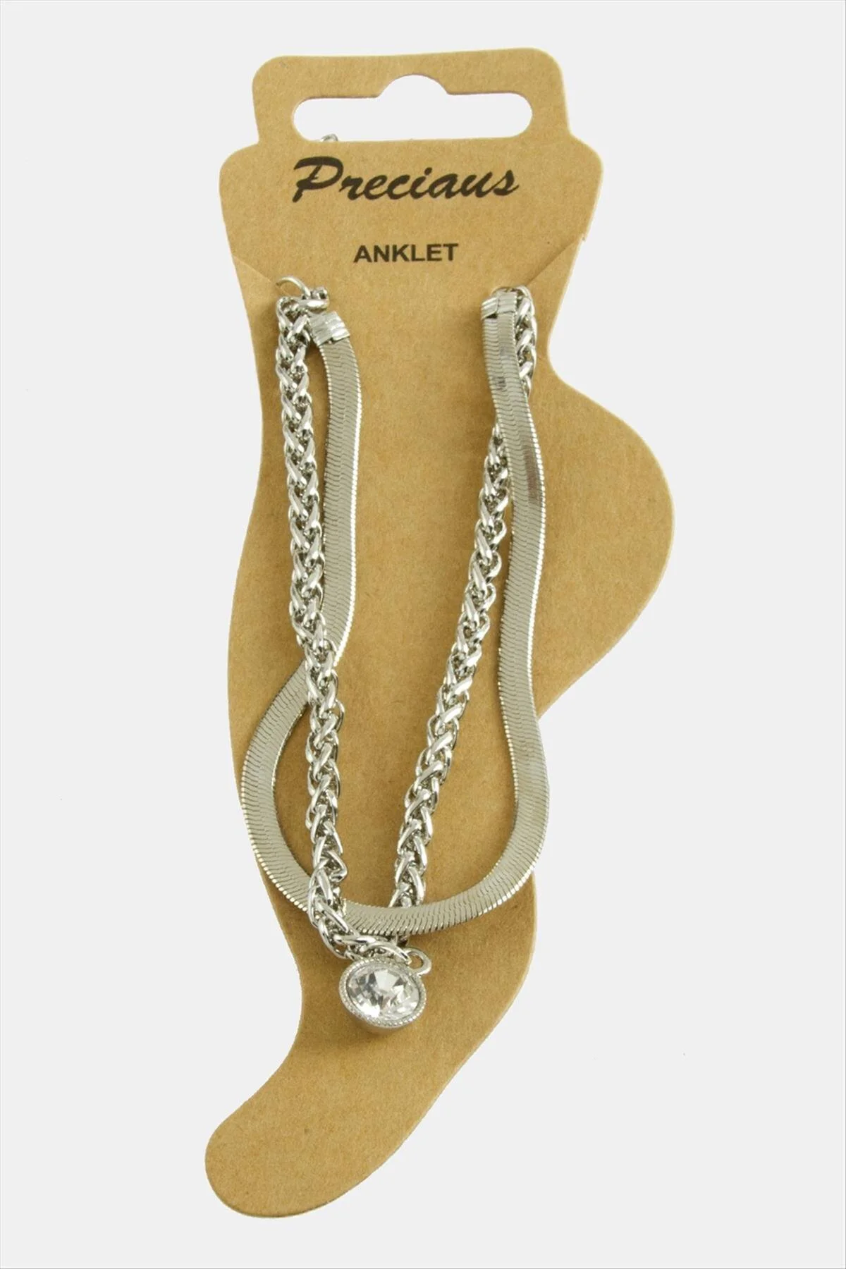 AhEs Shopping Kedi Zirkon Taşlı Lüks Halhal