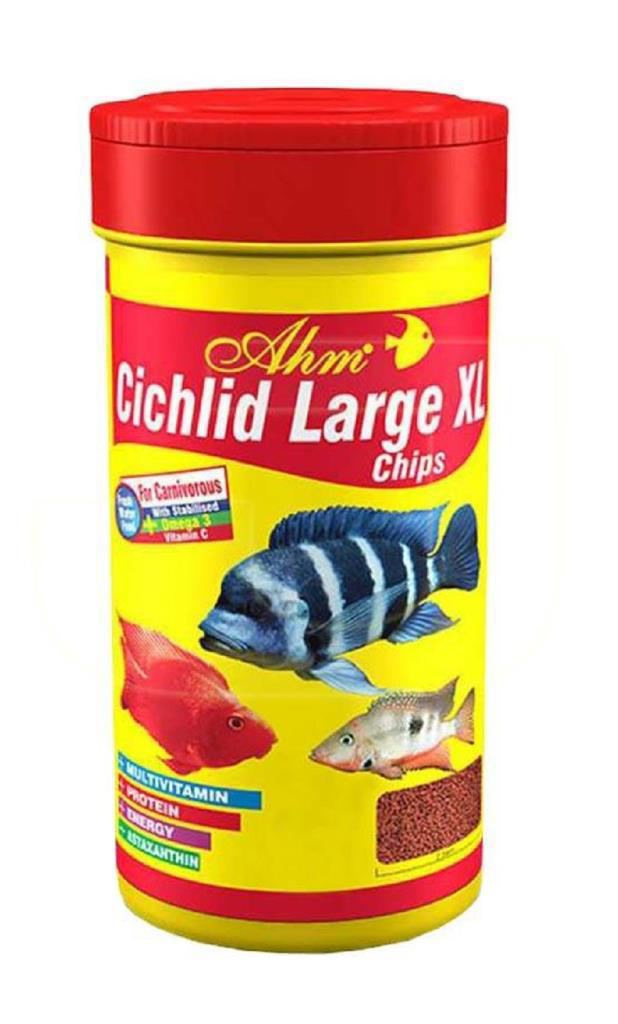 Ahm Large Xl Cichlid Granulat Granül Balık Yemi 1000 Ml Ahm Large Xl Cichlid Granulat Granül Balık Yemi 1000 Ml