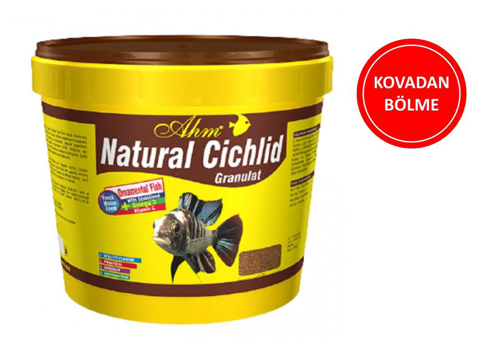 Ahm Natural Cichlid Granulat Balık Yemi ( Kovadan Bölme ) 50 Gr Ahm Natural Cichlid Granulat Balık Yemi ( Kovadan Bölme ) 50 Gr