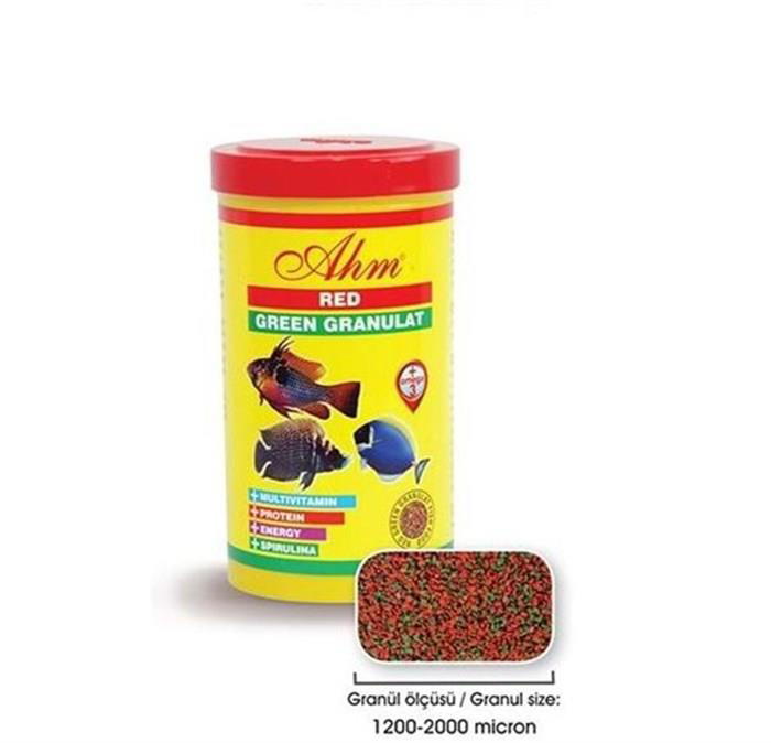 Ahm Red Green Granulant Balık Yemi 100 ml