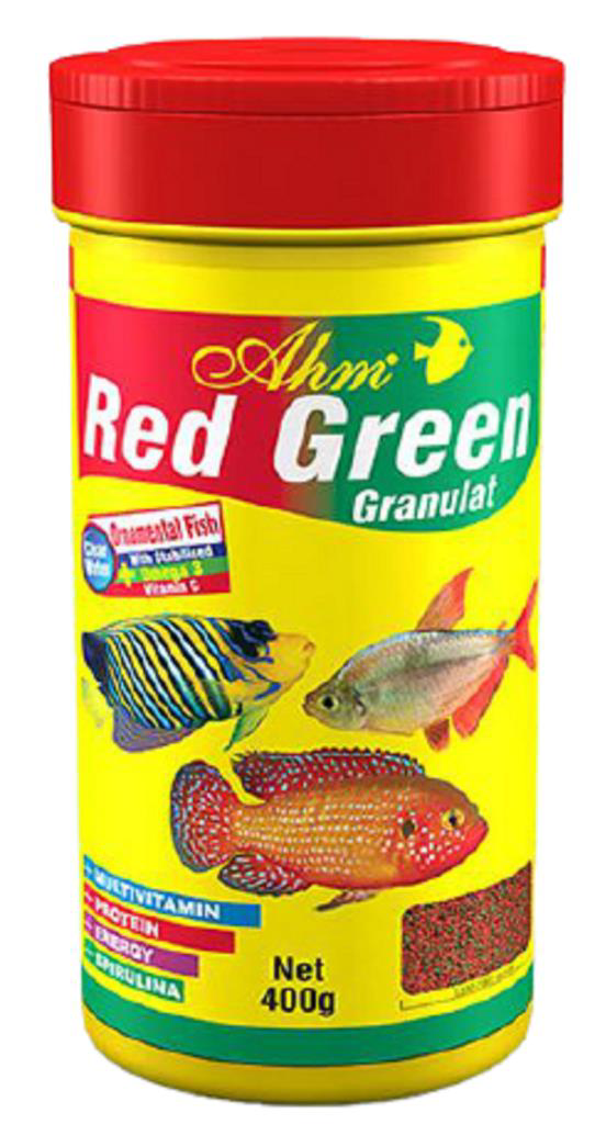 Ahm  Red Green Granulant Balik Yemi 1000 Ml
