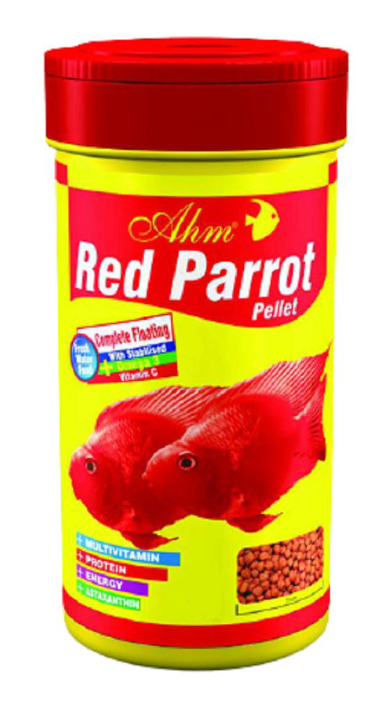 Ahm Red Parrot Pellet Balık Yemi 250 Ml