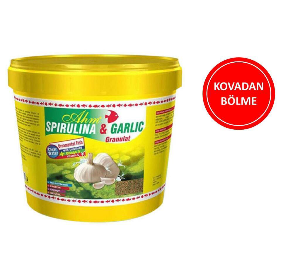 Ahm Spirulina Garlic Sarımsaklı Balık Yemi ( Kovadan Bölme ) 50 G Ahm Spirulina Garlic Sarımsaklı Balık Yemi ( Kovadan Bölme ) 50 G