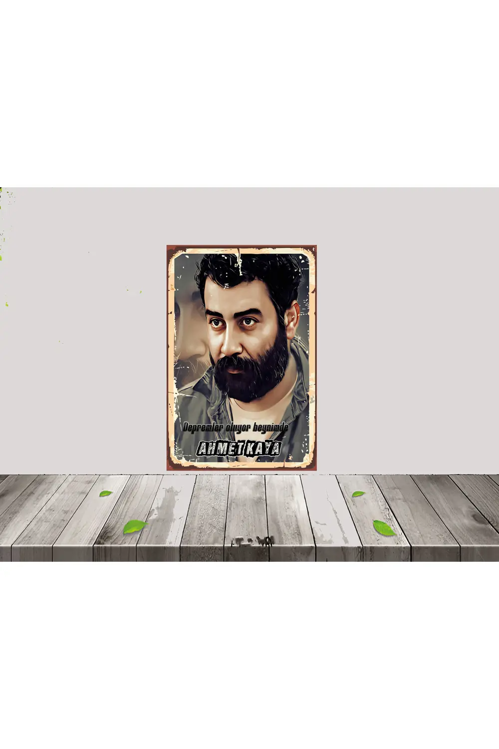 Ahmet Kaya Temalı 1 Adet 20 x 30 CM Tablo Set