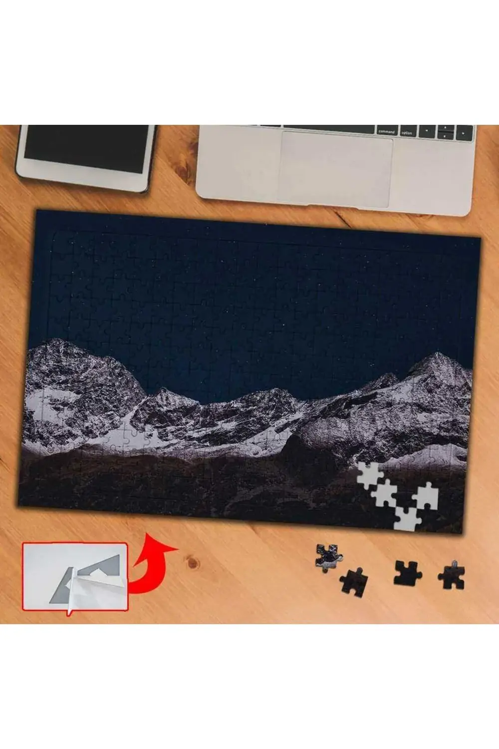 Ahrn Tabiat Parkı,İtalya 240 Parça Puzzle Yapboz Tablo-179