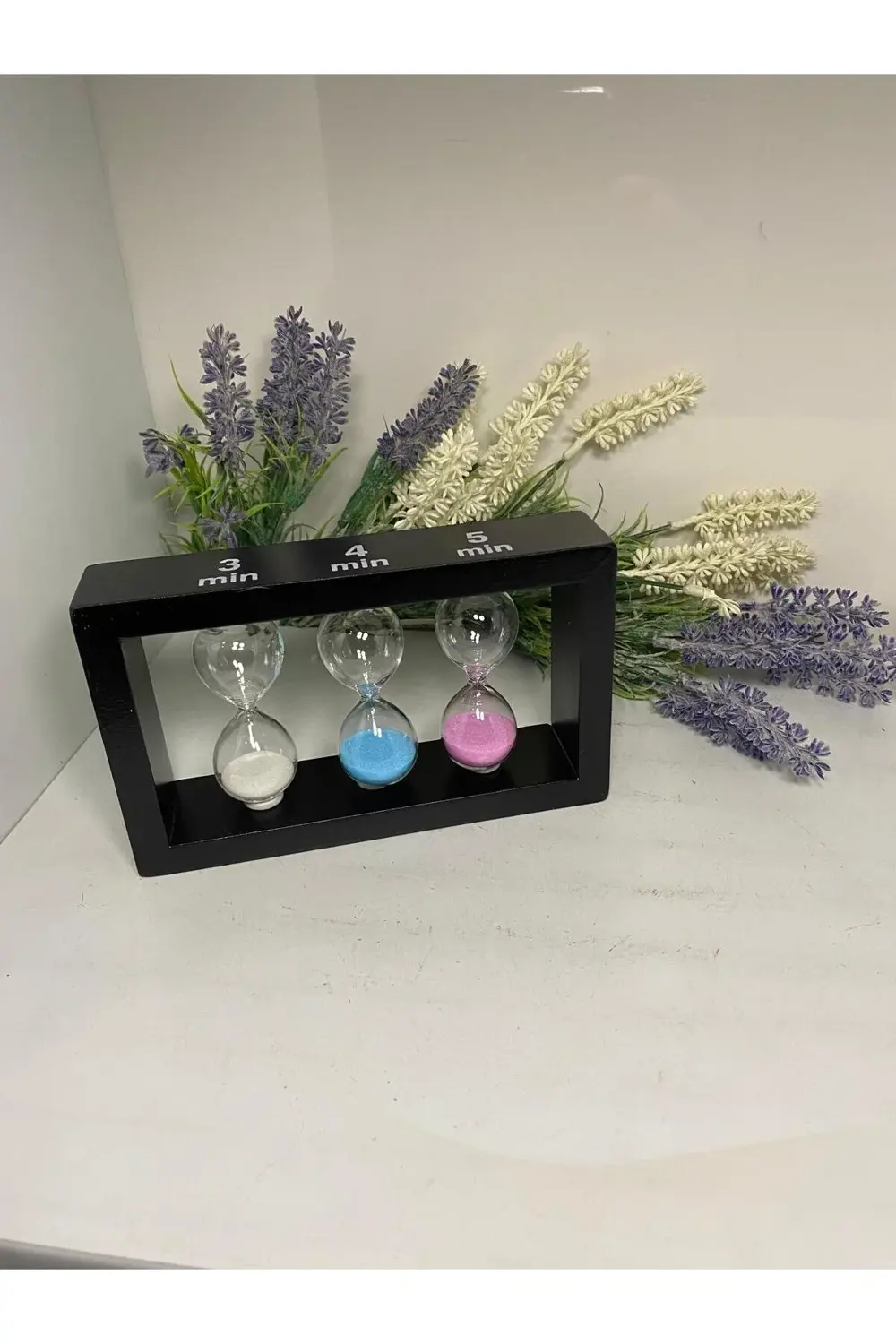 Ahşap 3 Lü Kum saati