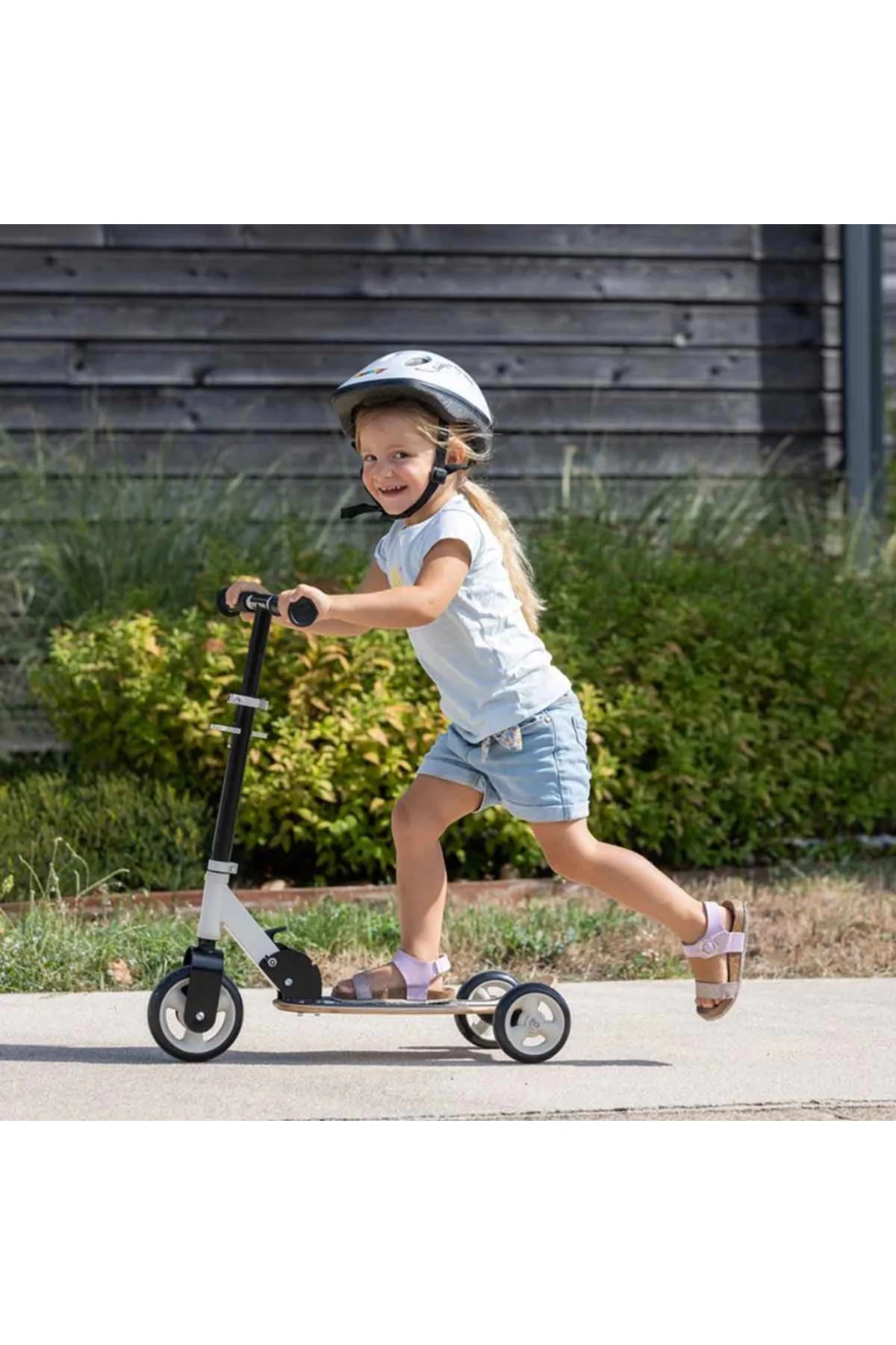 Ahşap 3W Katlanabilir Scooter 7600750908