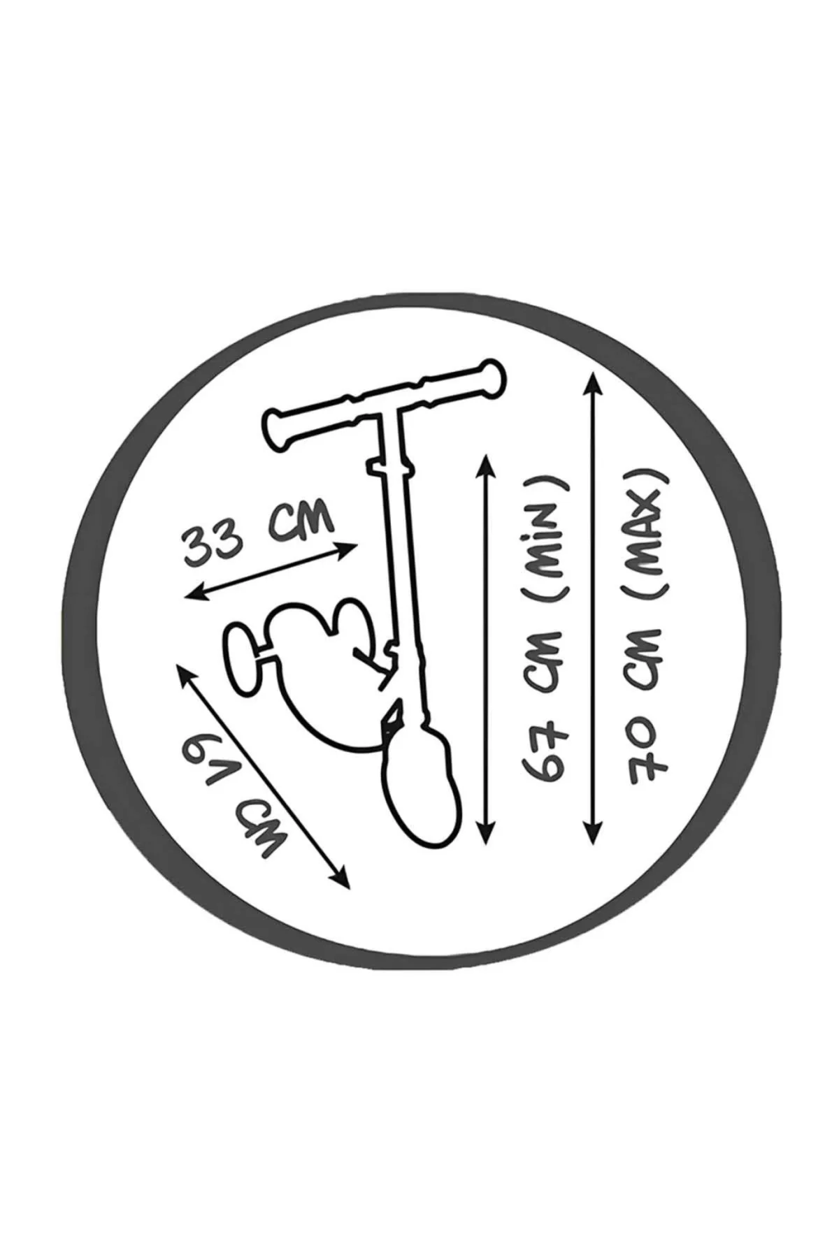 Ahşap 3W Katlanabilir Scooter 7600750908