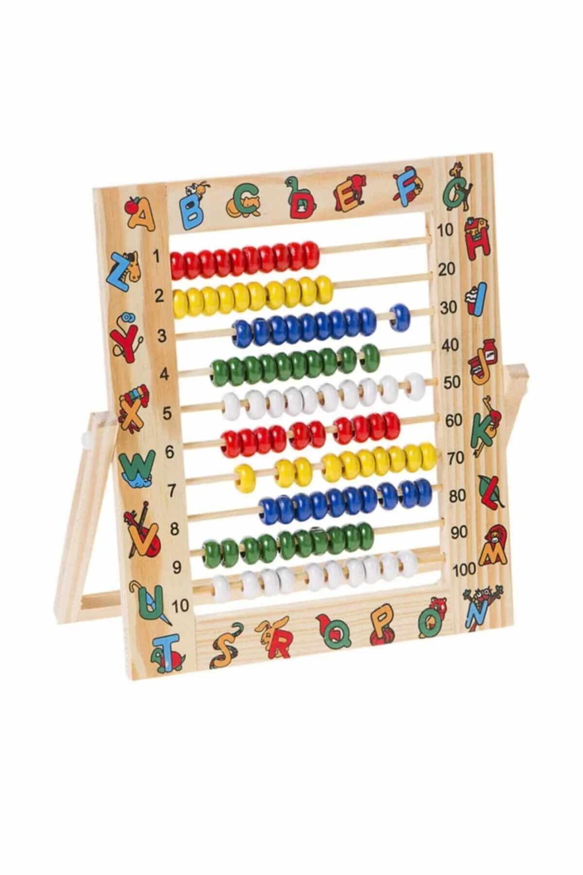 Ahşap Abaküs Desenli 24.2X21.5Cm.-Aa0004