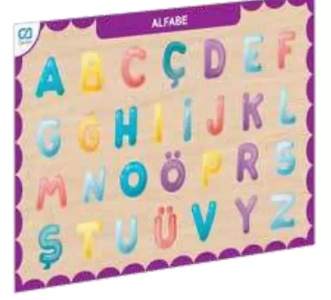 Ahşap Alfabe Eğitici Set Ahşap Alfabe Eğitici Set