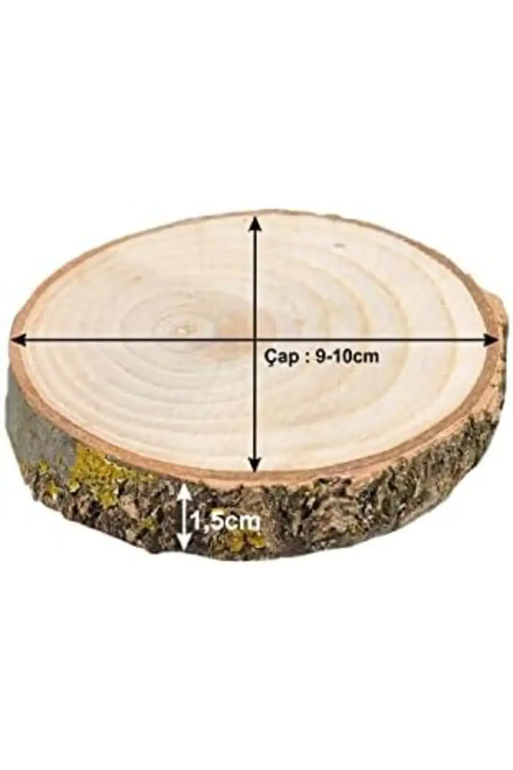 Ahşap Altlığı Yuvaylak Ağaç Altlığı Ağaç Çap 9-10 cm 1155328