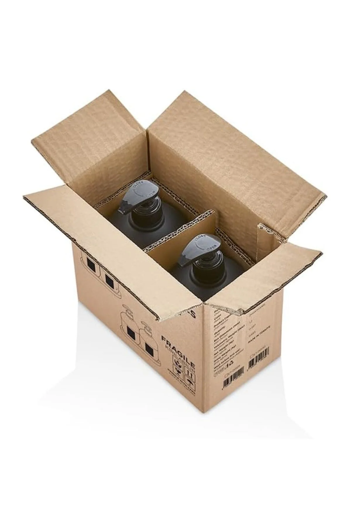 Ahşap Altlıklı Cam Sıvı Sabunluk Seti, Siyah Mat Cam, El ve Bulaşık Sabunu, 425 ml, 2 Parça