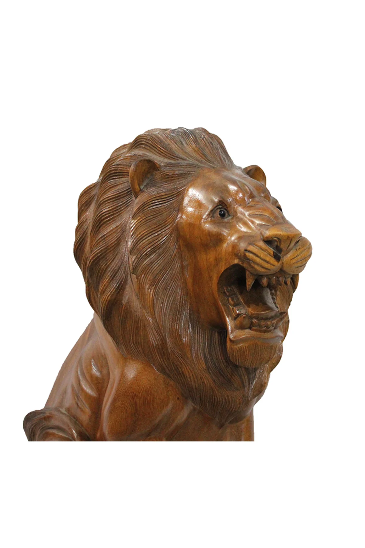 Ahşap Aslan Figürü 50 cm