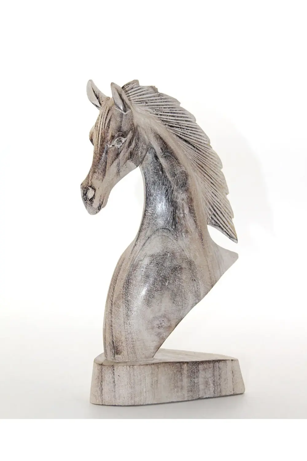 Ahşap At Büstü 25 cm