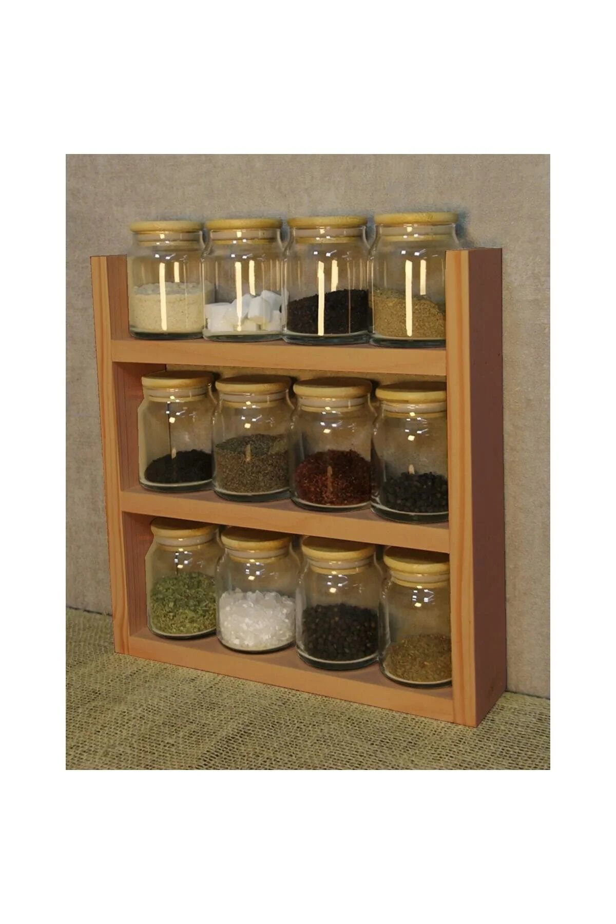 Worldofwood Ahşap Baharatlik