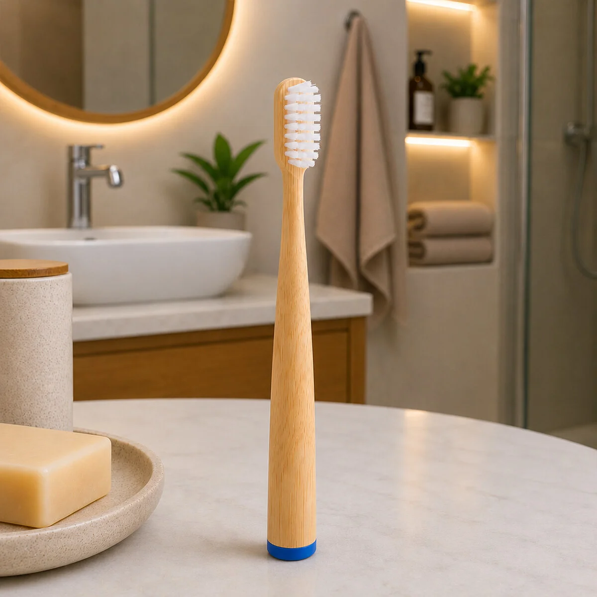 Ahşap - Bambu Mavi Sap - Ayaklı Diş Fırçası Fiyatı, Yorumları ve Özellikleri