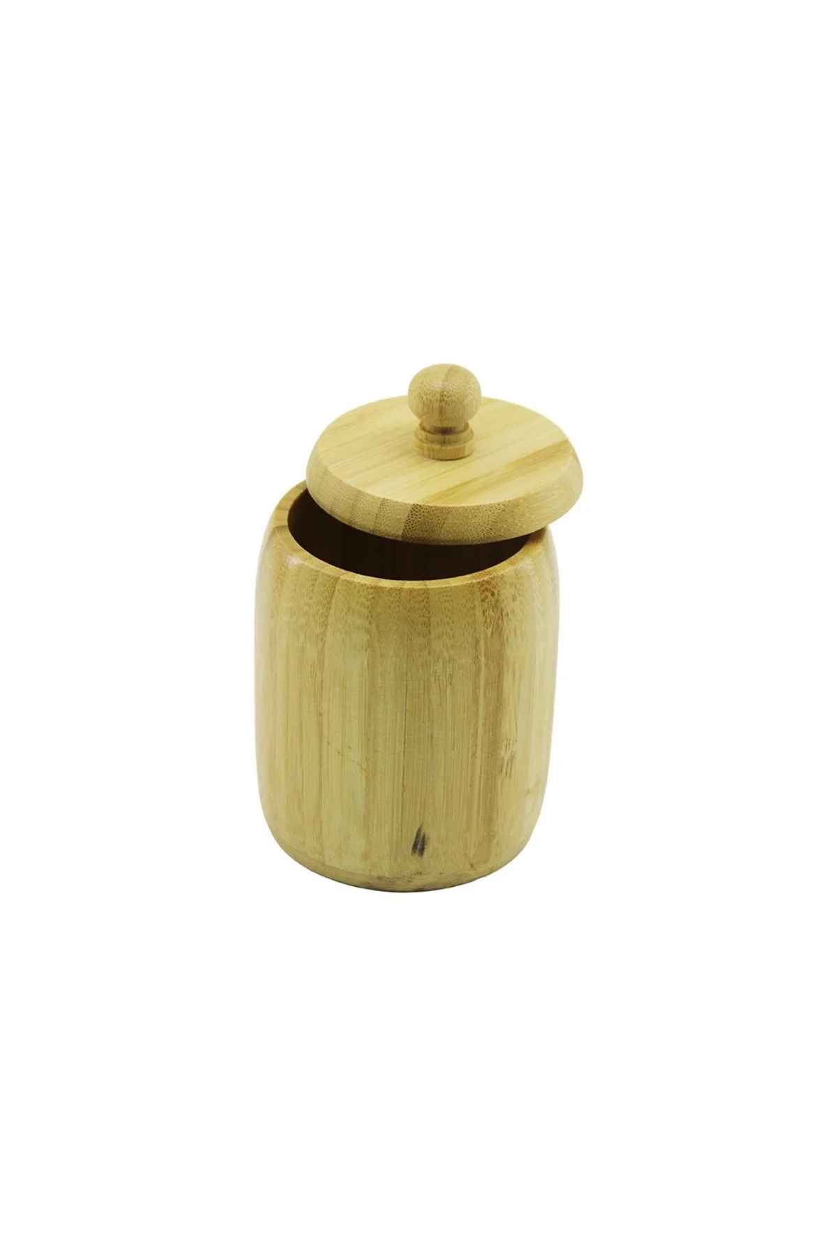 Ahşap Bambu Şekerlik Kapaklı Çap: 7.5Cm Derinlik: 8.5Cm No : 8 Ahşap Bambu Şekerlik Kapaklı Çap: 7.5Cm Derinlik: 8.5Cm No : 8