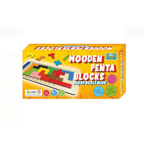 Ahşap Beşli Blok Oyunu Ahşap Beşli Blok Oyunu