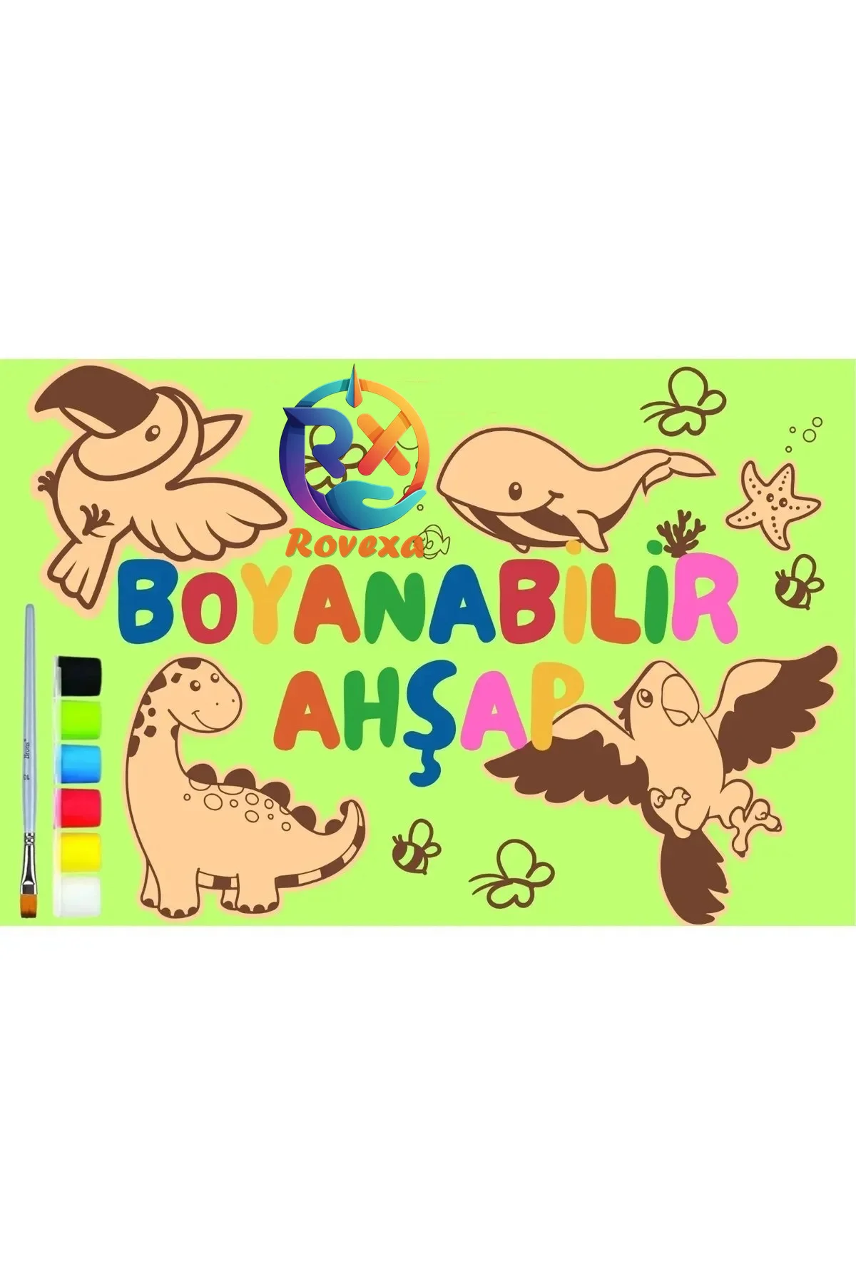 Ahşap Boyama Oyuncak Aktivite Yaz Okulu Kreş Kurs Anaokulu Etkinl