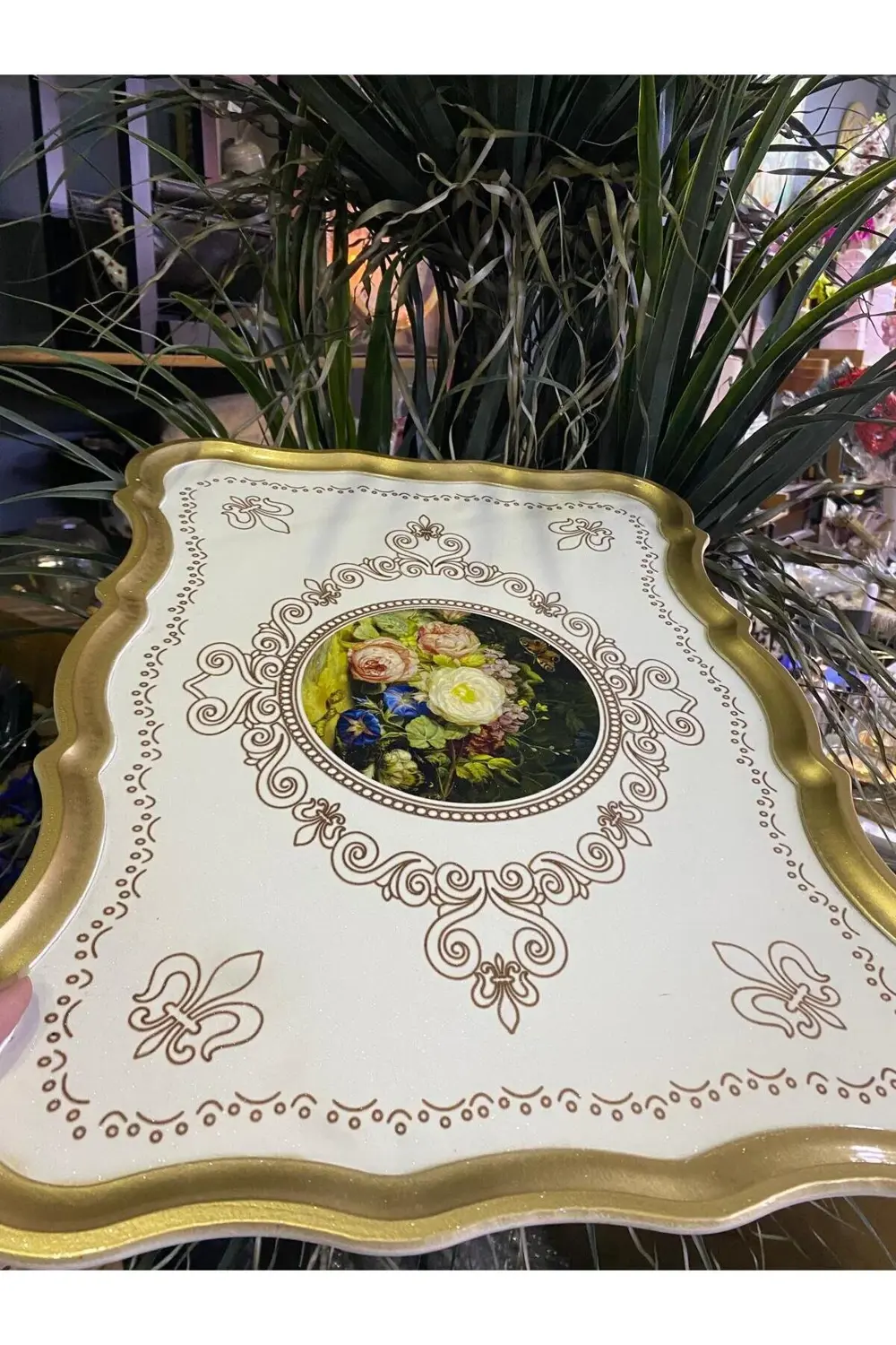 Ahşap Büyük Boy 8 Kişilik Tepsi