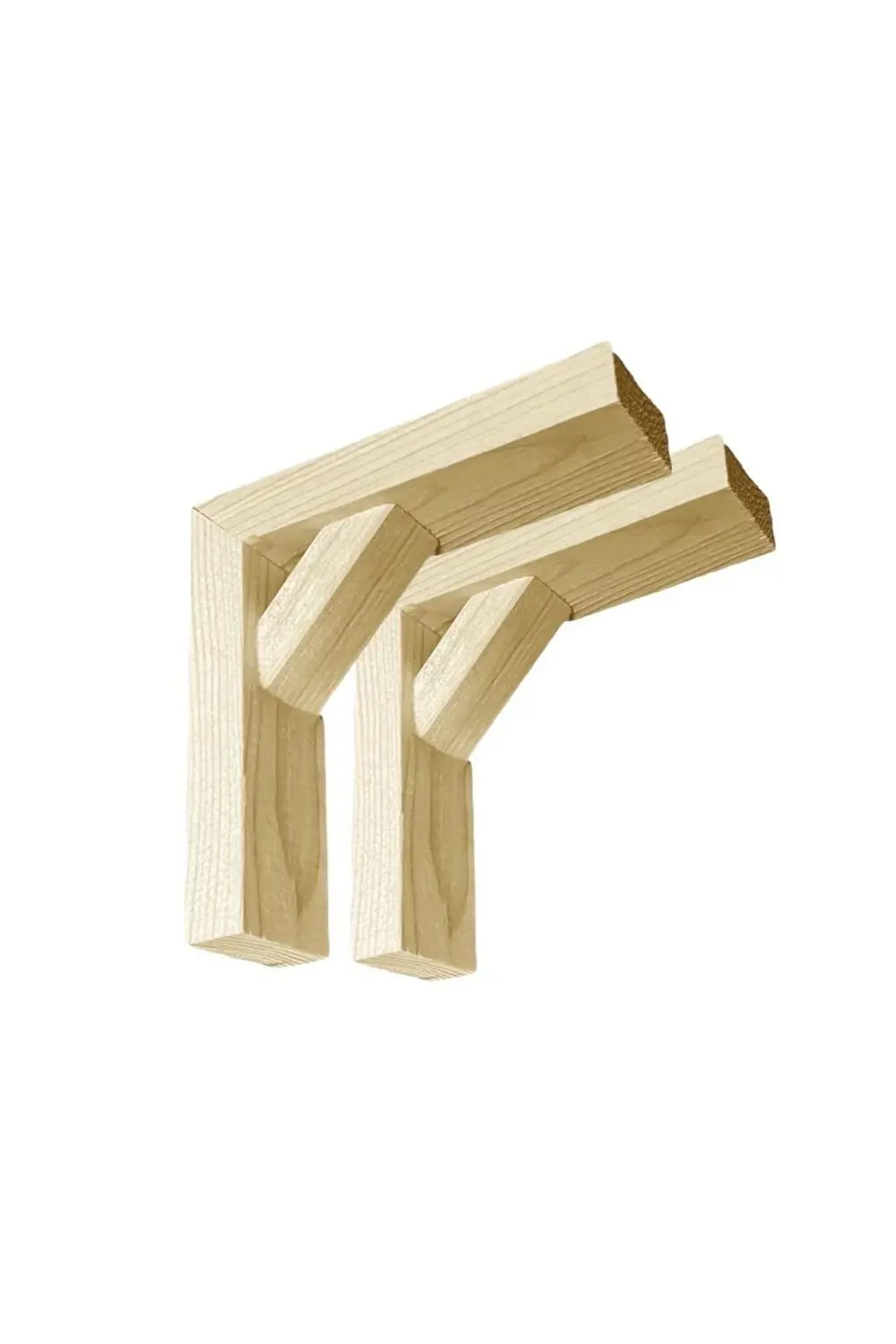 Ahşap Çam Raf Ayağı