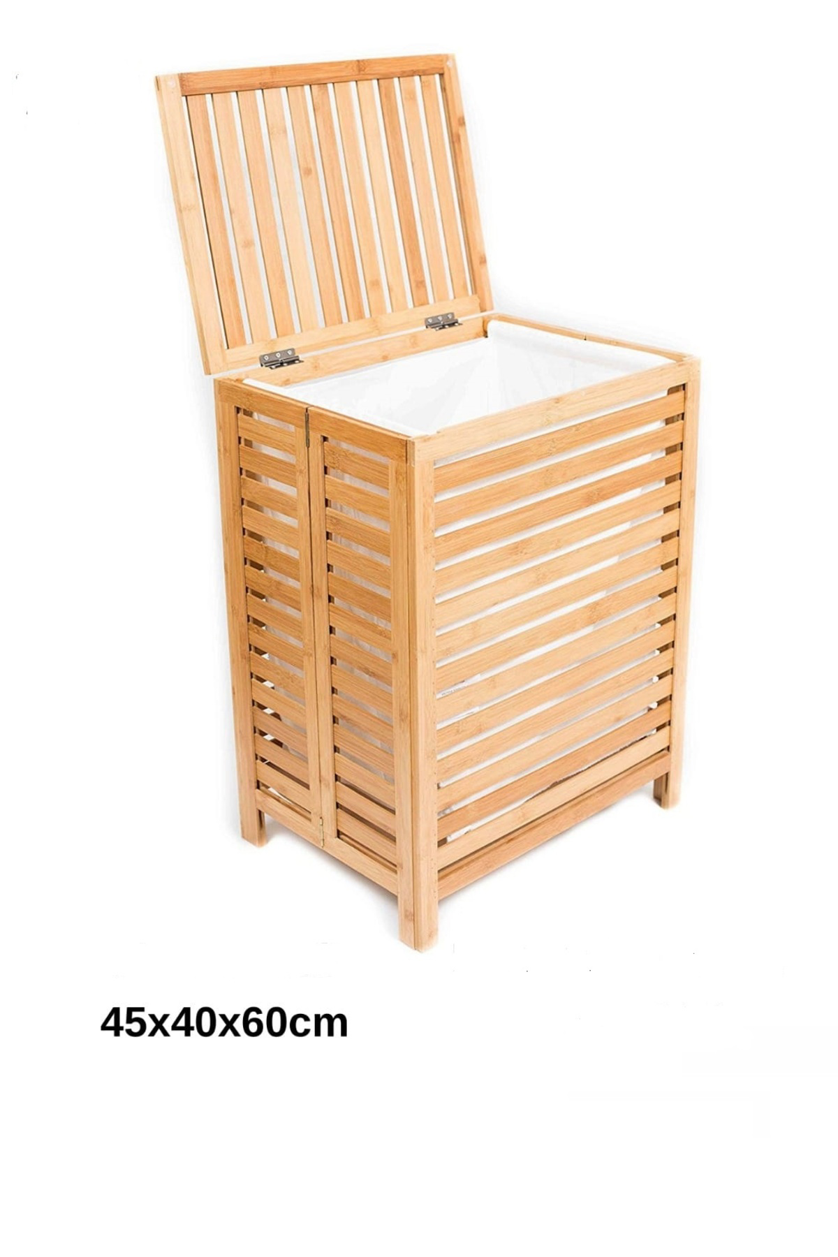 Panali Ahşap Çamaşir Sepeti (Demonte)