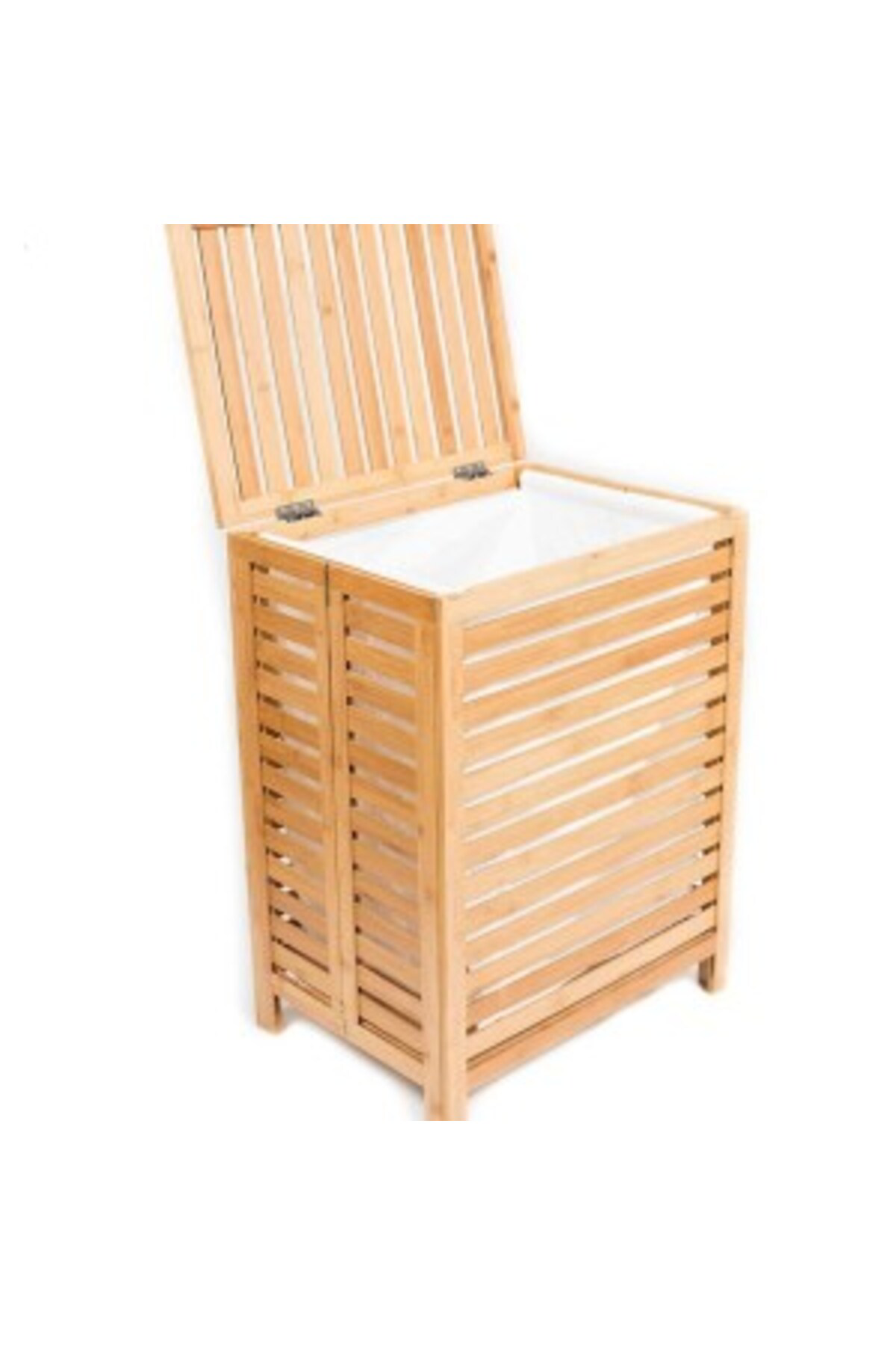 Panali Ahşap Çamaşir Sepeti (Demonte)