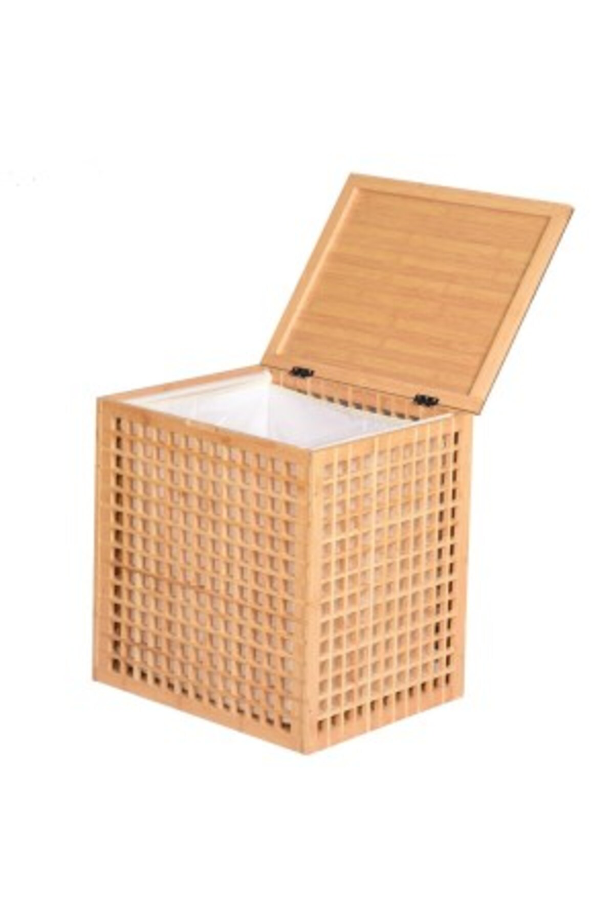 Panali Ahşap Çamaşir Sepeti (Demonte)