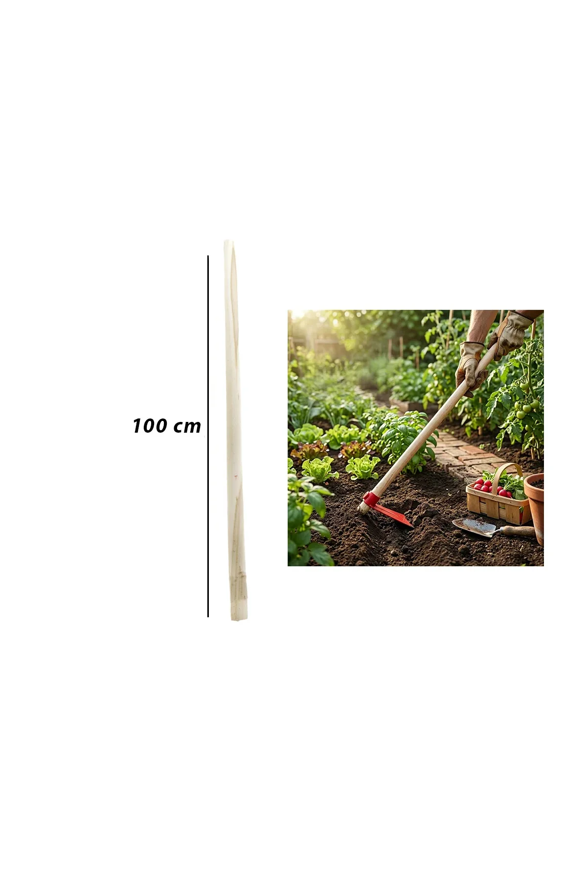 Ahşap Çapa Sapı 100 cm