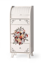 Ahşap Çekmeceli Desenli Mutfak Kiler Dolabı Ekmeklik Ahşap Çekmeceli Desenli Mutfak Kiler Dolabı Ekmeklik