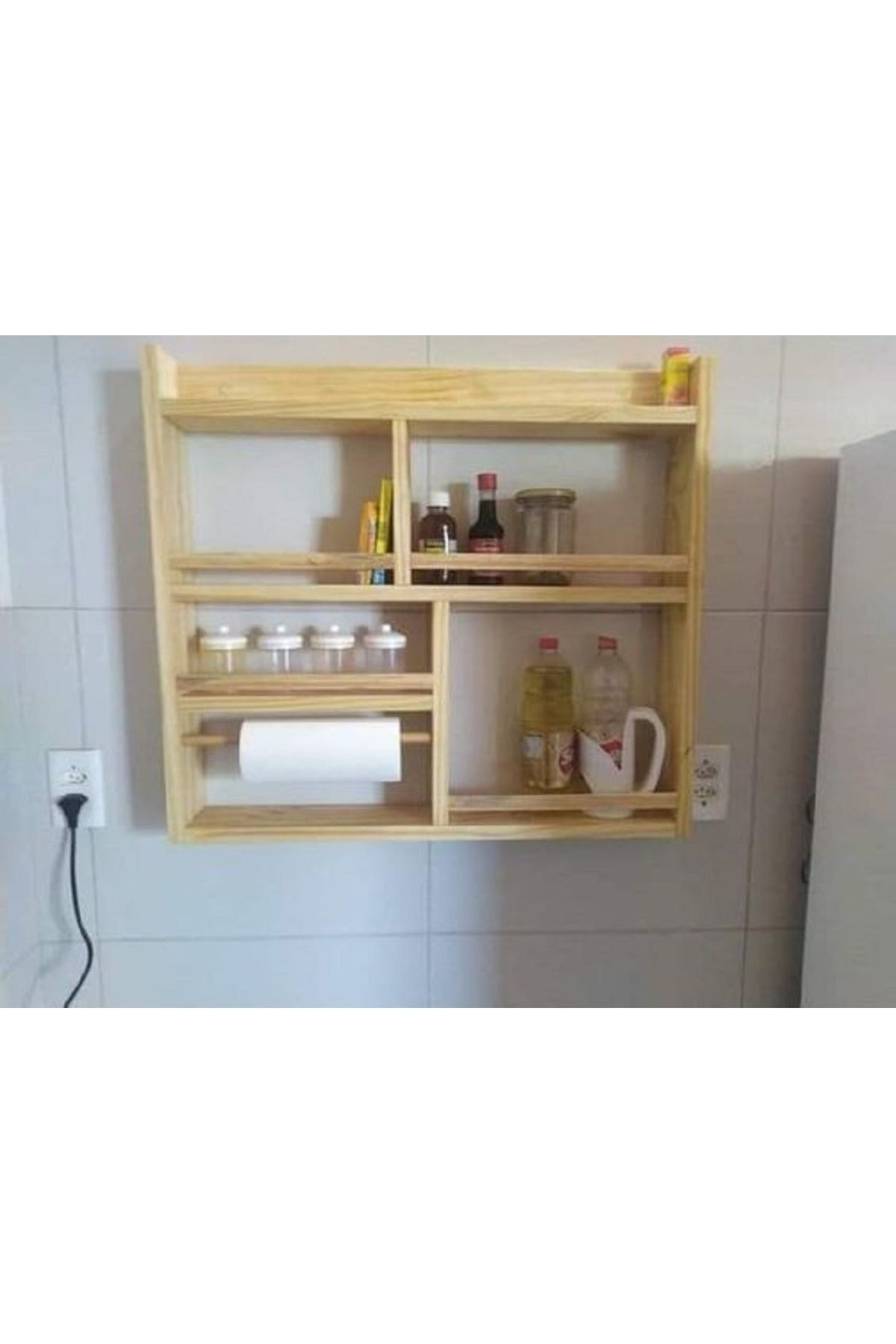 Worldofwood Ahşap Çok Amaçli Baharatalik