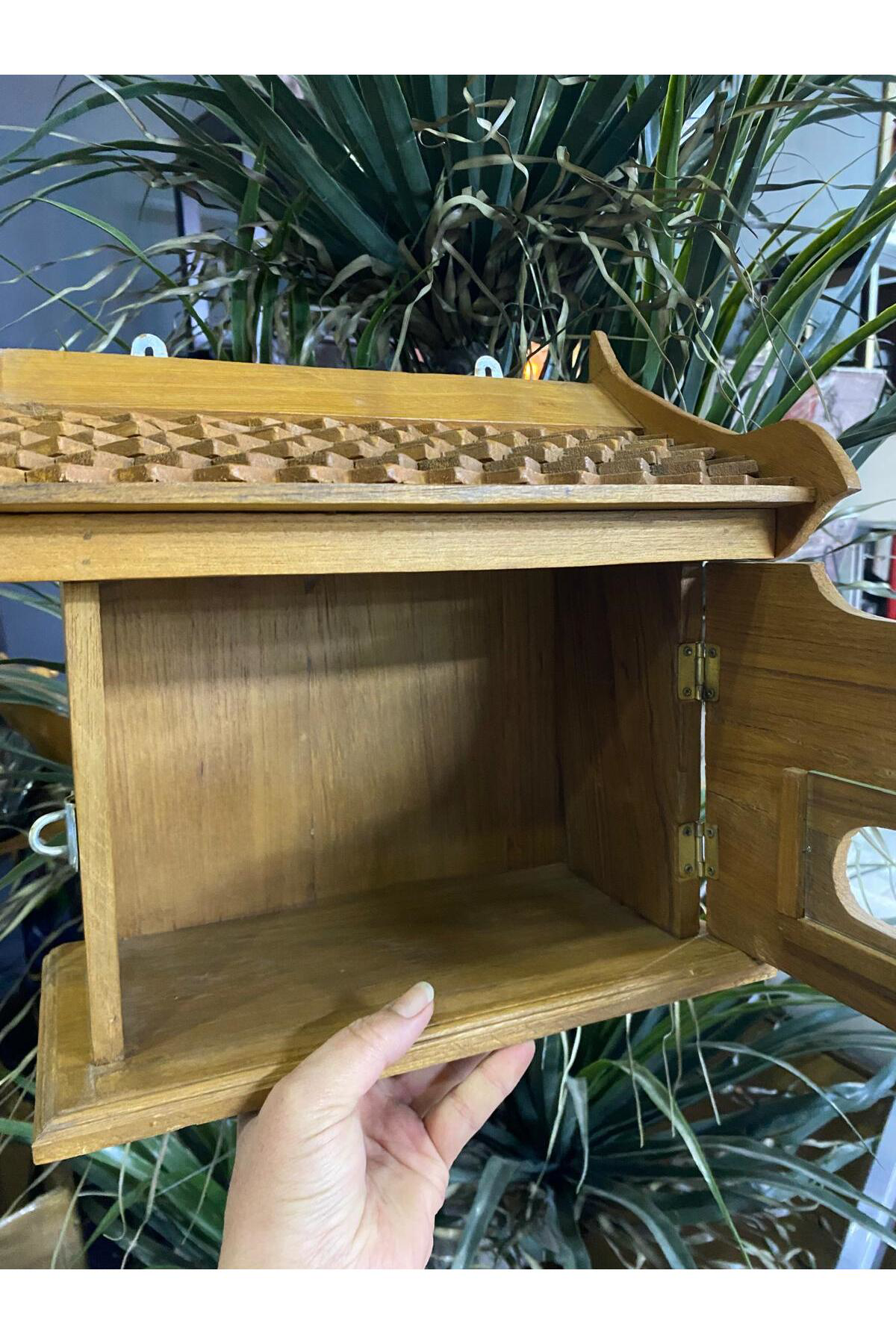 Elif Aksesuar Ahşap Dekoratif Posta Kutusu