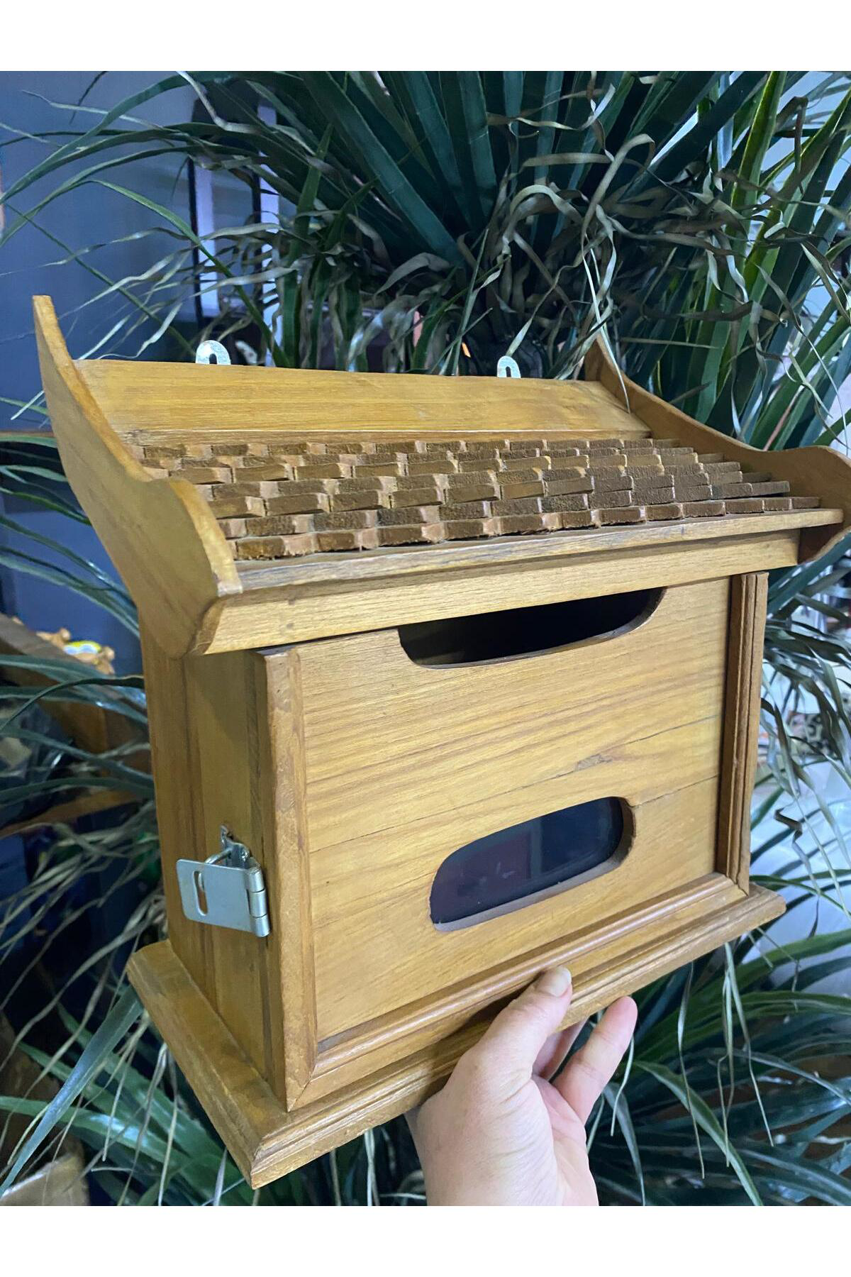 Ahşap Dekoratif Posta Kutusu