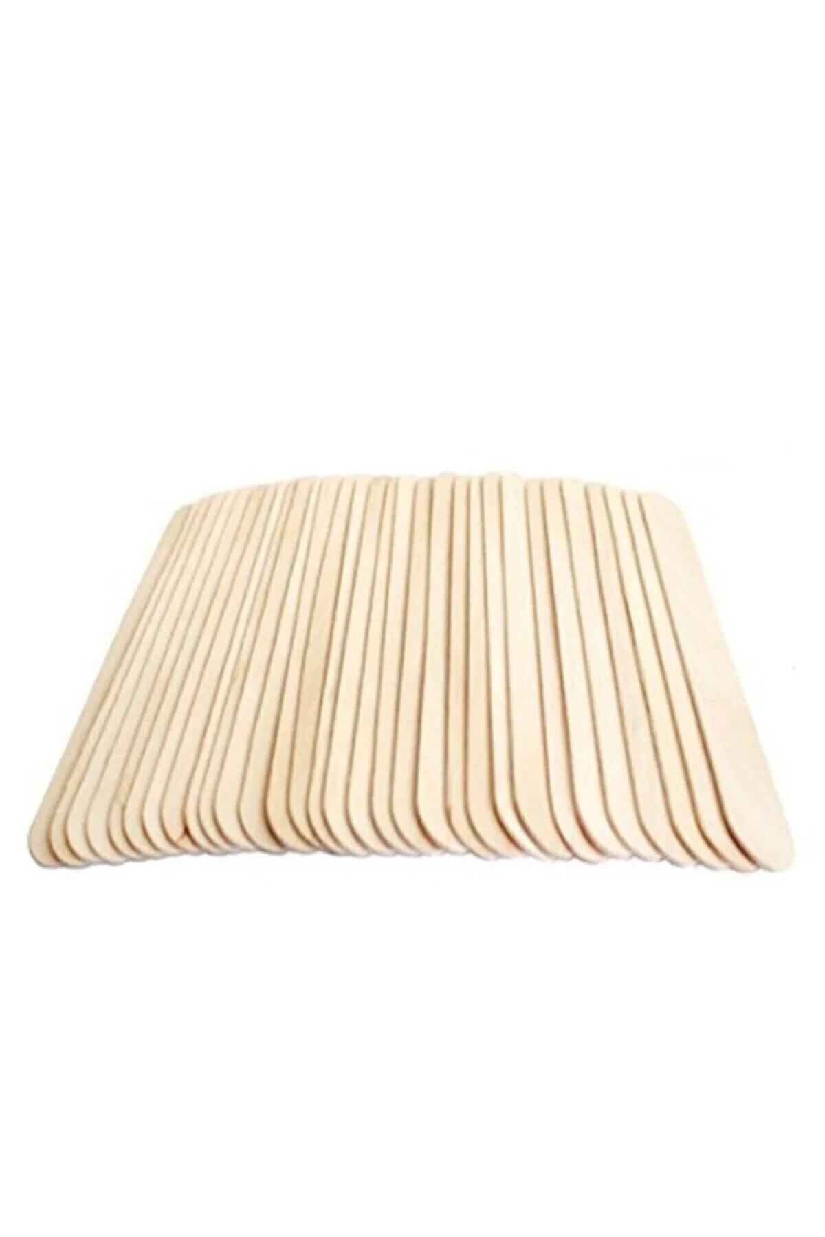 Ahşap Dil Basma Çubuğu Abeslang Naturel 50 Li Paket 150x18 Mm Çx