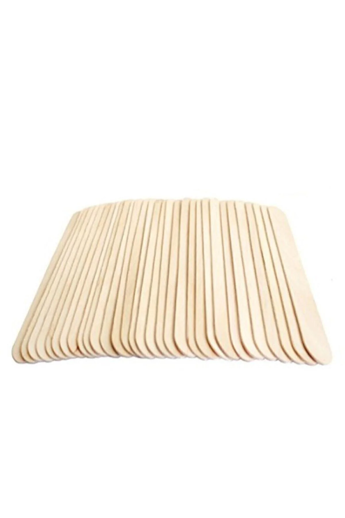 Ahşap Dil Basma Çubuğu Abeslang Naturel 50 Li Paket 150x18 Mm Çx