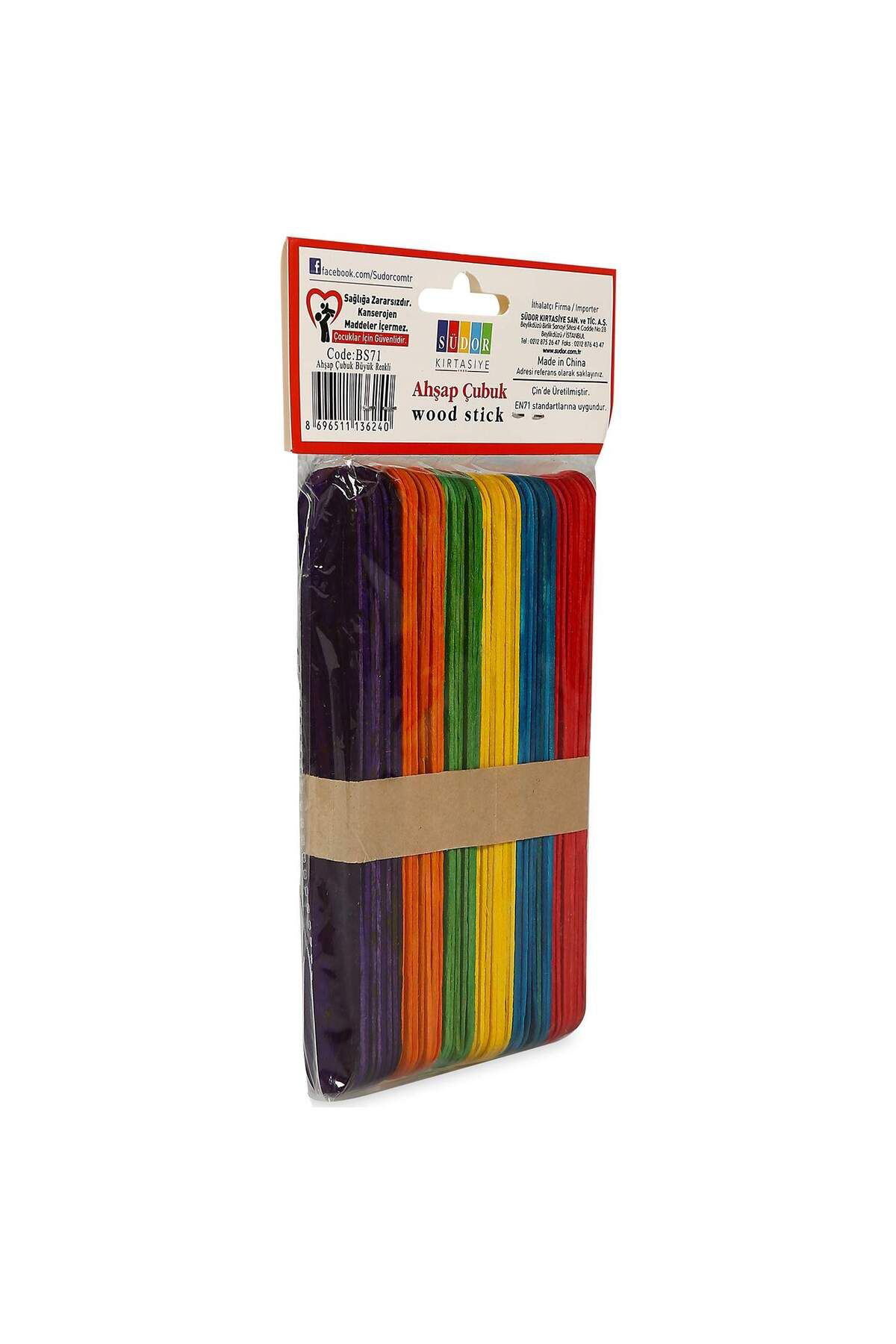 Südor Ahşap Dondurma Sapı Büyük Bs71