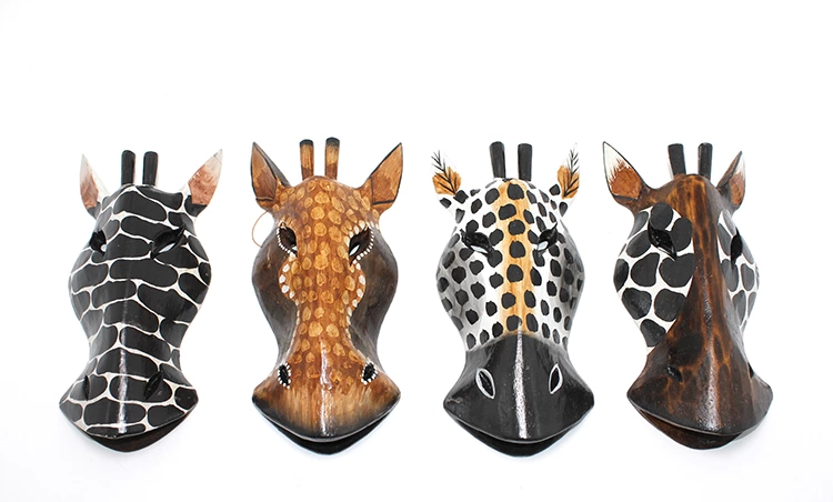 Ahşap Dua Asmalı 20 Cm Zebra Maske 3galıleo-4