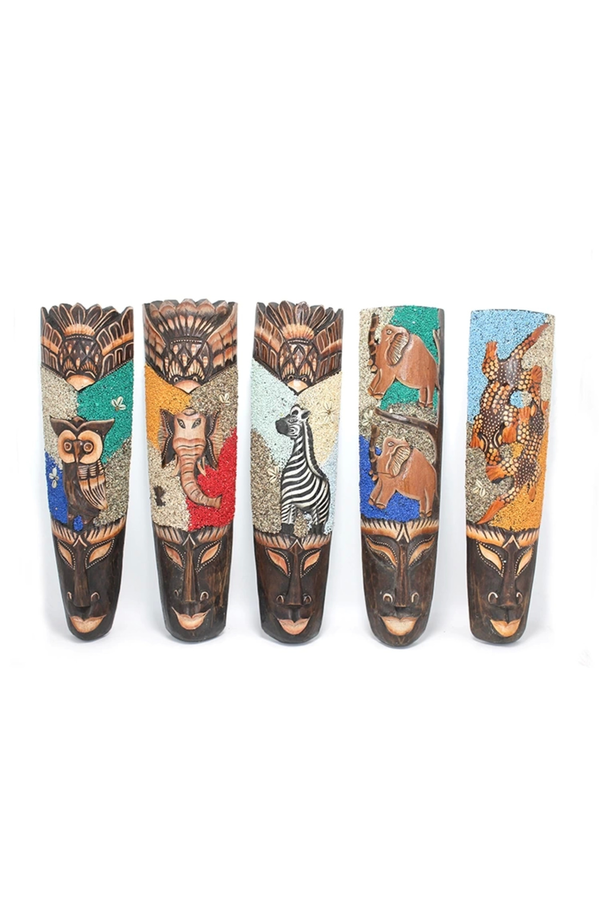 Shop Ahşap Dua Asmalı Kumlu Mask 50 Cm 3Galıleo-9