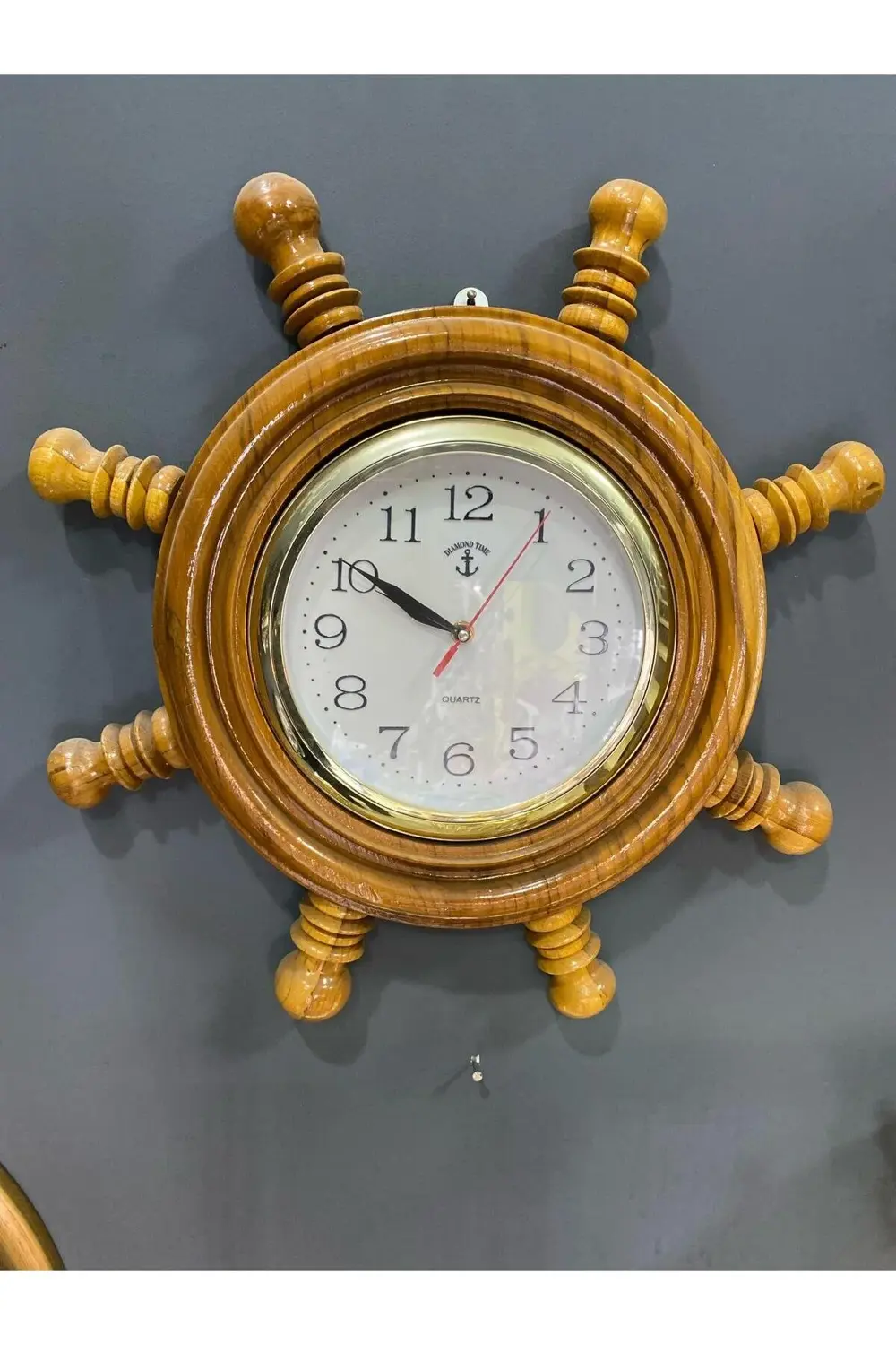 Ahşap Dümen Duvar Saati