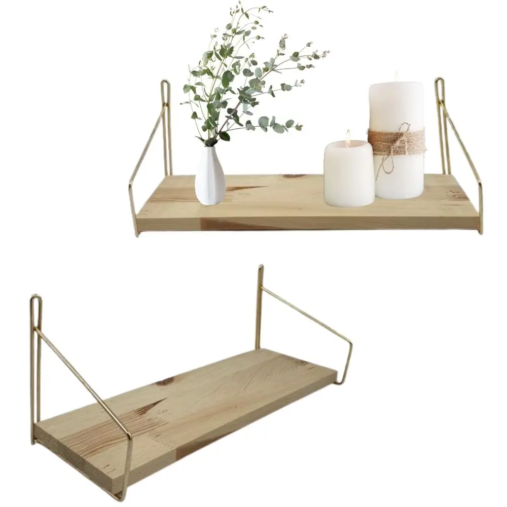 Ahşap Duvar Rafı 40 cm (4741)